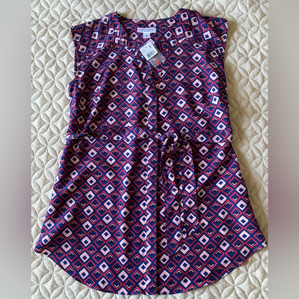 Motherhood Maternity tunic blouse. Size Small.